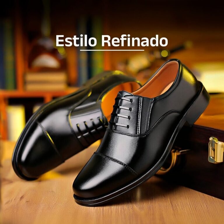 Sapato Masculino de Couro Genuíno Gentlemen’s + Relógio | Frete Grátis Até 23:59