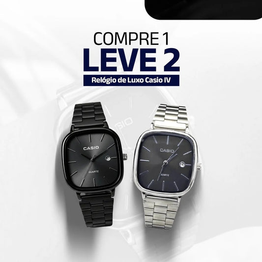 Edição Especial – Relógio de Luxo Casio IV – [Compre 1 Leve 2]